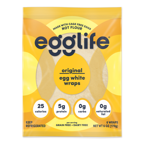 egglife original, egg white wraps hero