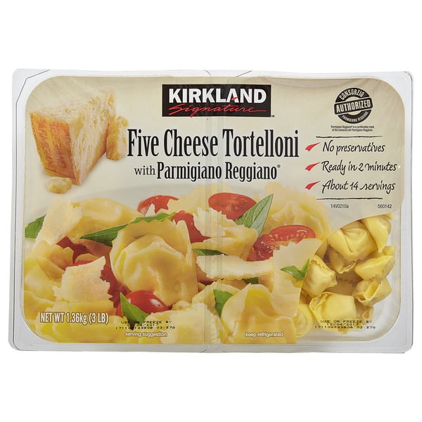 Prepared Meals Kirkland Signature Kirkland Signature Five Cheese Tortelloni, 2 x 24 oz hero
