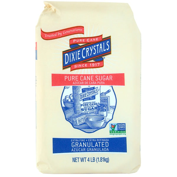 Baking Ingredients Dixie Crystals Extra Fine Granulated Sugar hero