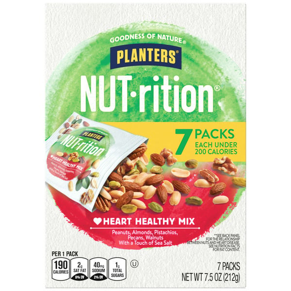 Nuts, Seeds & Dried Fruit Planters Nut-Rition Heart Healthy Mix hero