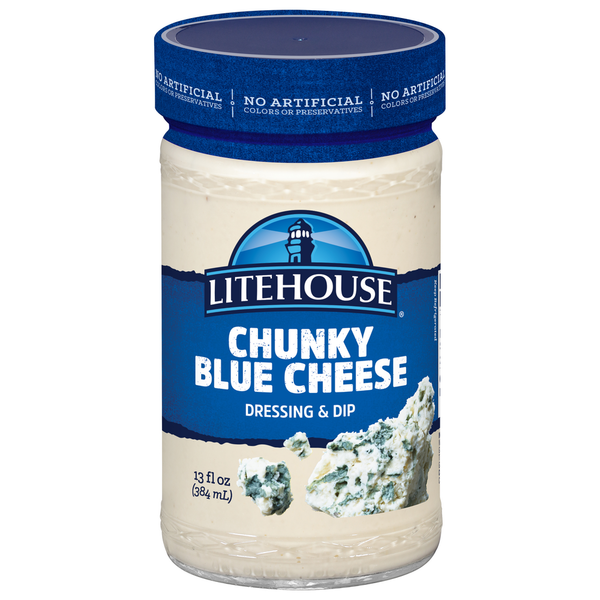 Salad Dressing & Toppings Litehouse Dressing & Dip, Chunky Blue Cheese hero
