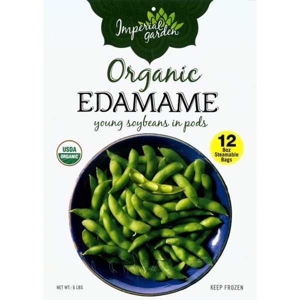 Frozen Fruit & Vegetables Jyc Foods Organic Edamame, 6 lbs hero