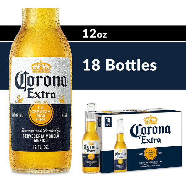 Import Beer Corona Extra Mexican Lager Import Beer Bottles hero