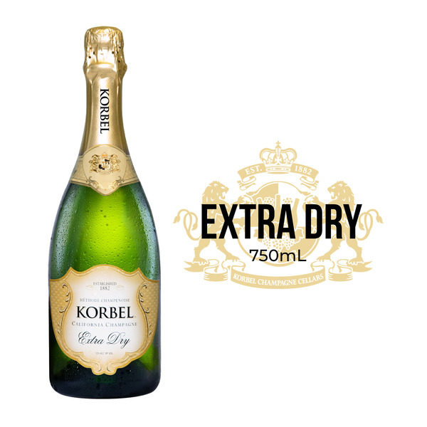 Specialty Wines & Champagnes KORBEL Extra Dry California Champagne hero