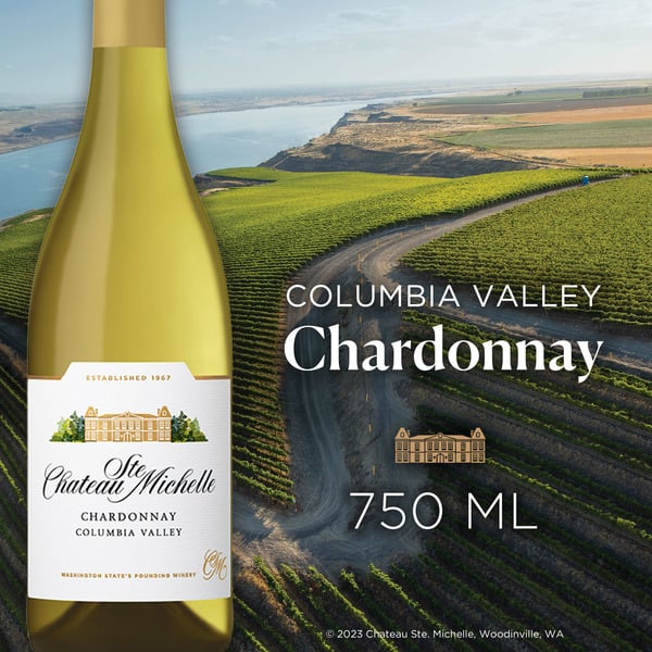 White Chateau Ste. Michelle Chardonnay, Columbia Valley hero