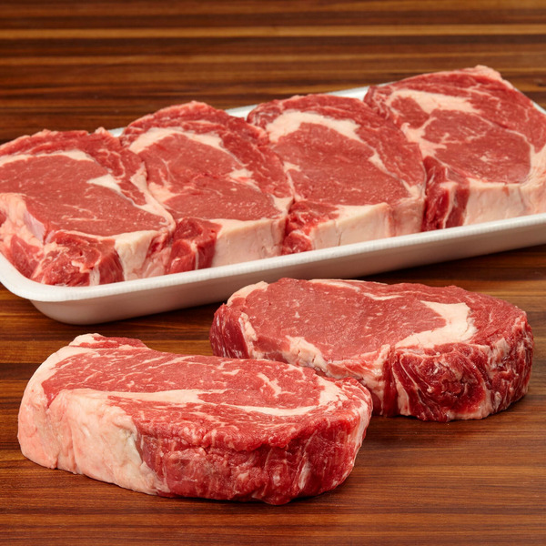 Beef Kirkland Signature Usda Choice Beef Rib Eye Steak Boneless hero