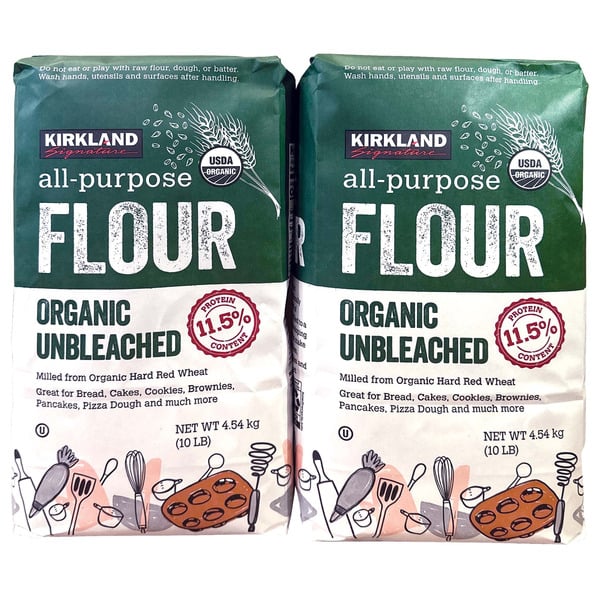 All Purpose Flour, Unbleached, 10 lbs, 2 ct