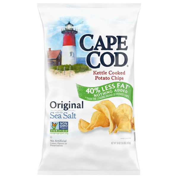 Chips & Pretzels Cape Cod Reduced Fat Kettle Chips, 30 oz hero