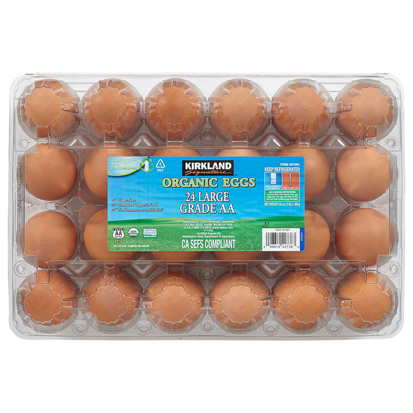 Eggs Den Dulk Poultry Farms Organic Brown Eggs USDA Large Grade AA hero