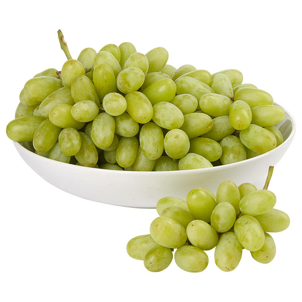 Fruits Green Seedless Grapes 3 Lb hero