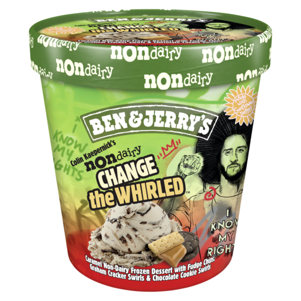 Ice Cream & Ice Ben & Jerry's Non-Dairy Colin Kaepernick'S Change The Whirled™ Frozen Dessert hero