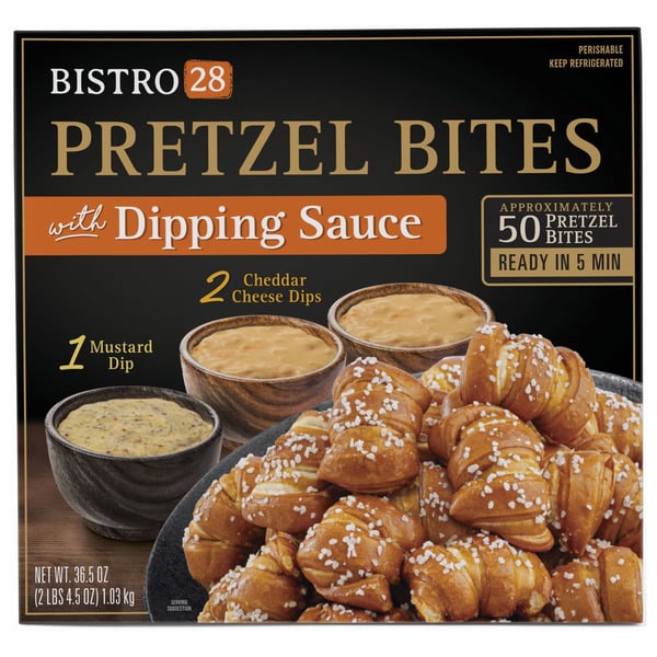 Chips & Pretzels Kirkland Signature Bistro 28 Pretzel Bites, 36.5 oz hero
