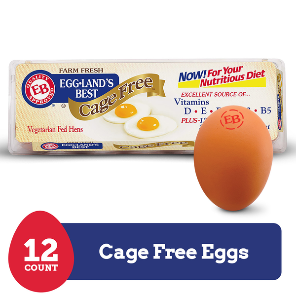 Eggs Eggland's Best Cage Free Grade A Large Brown Eggs hero
