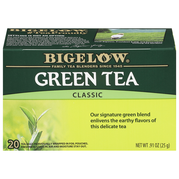 Tea Bigelow Green Tea, Classic, Tea Bags hero