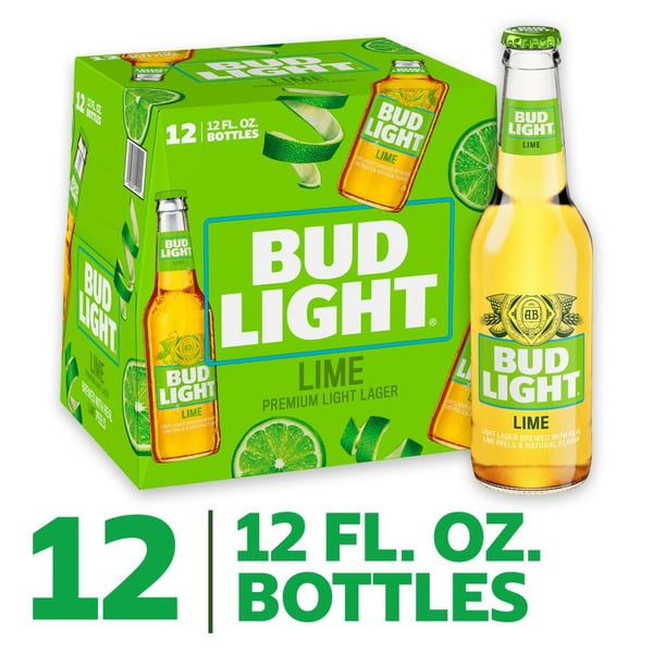 Domestic Beer Bud Light Lime Beer Bottles hero