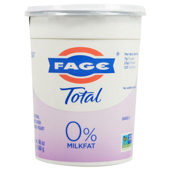 Yogurt Fage Usa Corp Total Nonfat Greek Yogurt, 48 oz hero
