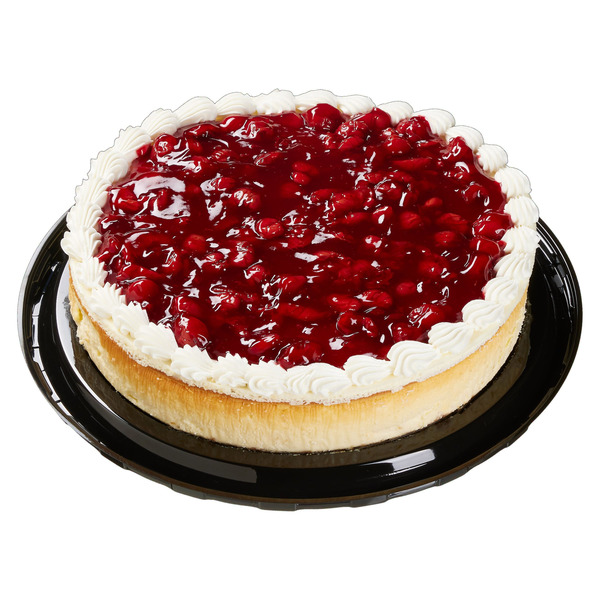 Pies & Cakes Kirkland Signature Cherry Topped Cheesecake hero