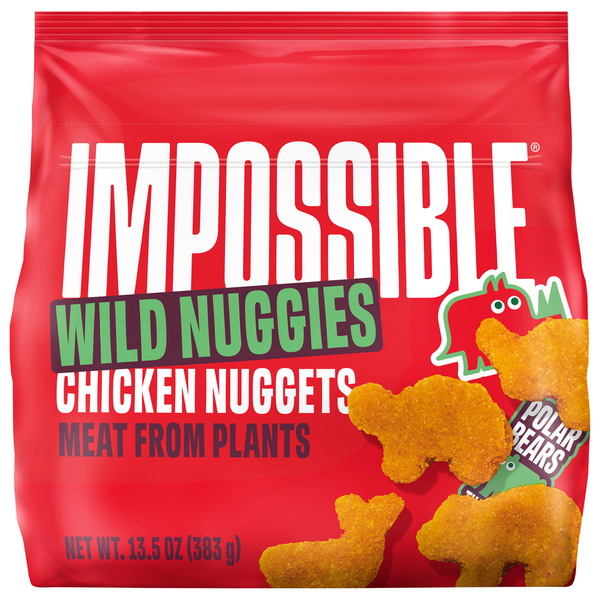 Frozen Appetizers & Sides Impossible Wild Nuggies™, Chicken Nuggets Made From Plants hero