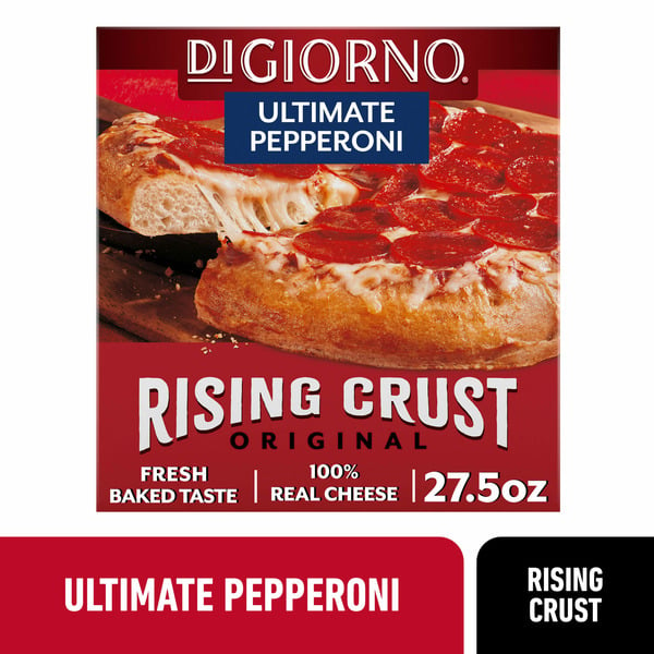 Meals & Sides DiGiorno Original Rising Crust Frozen Pizza Pepperoni hero