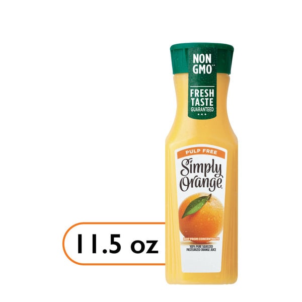 Juices Simply Orange Pulp Free Orange Juice hero