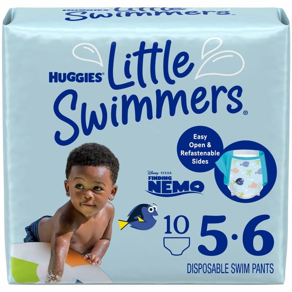 Diapers & Wipes Huggies Little Swimmers Disposable Large Swimpants hero
