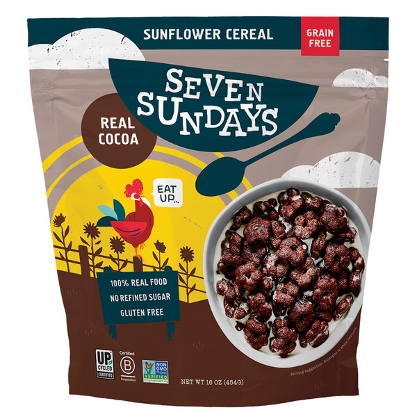 Cereal Seven Sundays Grain Free Sunflower Cereal, Real Cocoa hero