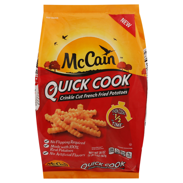 Frozen Appetizers & Sides McCain French Fried Potatoes, Quick Cook, Crinkle Cut hero