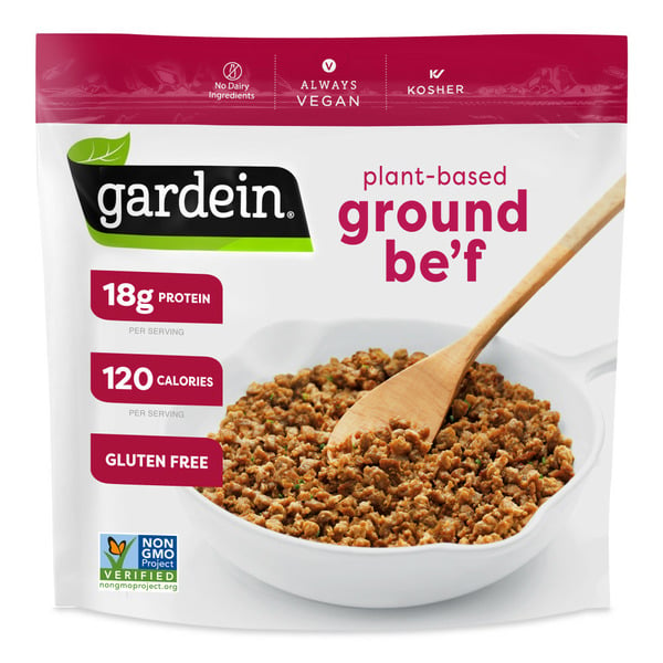 Frozen Vegan & Vegetarian Gardein Vegan Frozen Gluten-Free Plant-Based Ground Be'f Crumbles hero