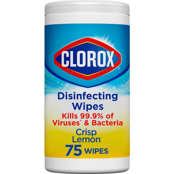 Cleaning Products Clorox Disinfecting Wipes, Bleach Free Cleaning Wipes, Crisp Lemon hero