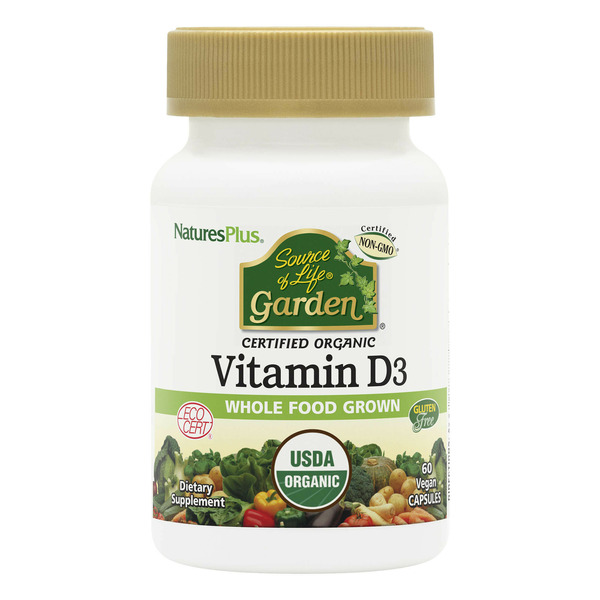 Vitamins & Supplements NaturesPlus Source of Life Garden Vitamin D3 Capsules hero