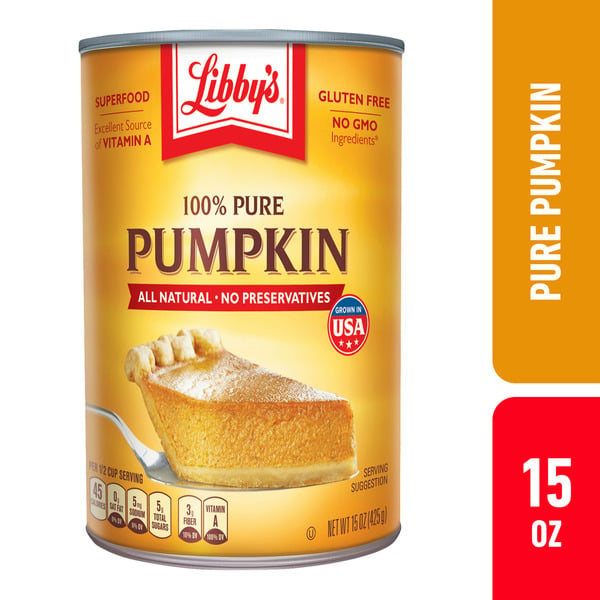 Doughs, Gelatins & Bake Mixes Libby's Pumpkin Pure Pumpkin hero