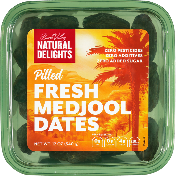 Nuts, Seeds & Dried Fruit Natural Delights Dates, Medjool, Fresh, Pitted hero