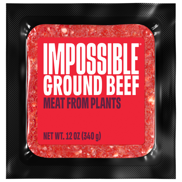 Packaged Meat Impossible Burger Made From Plants hero