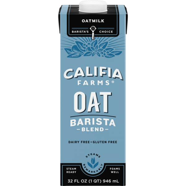 Soy & Lactose-Free Califia Farms Oat Barista Blend Oat Milk hero