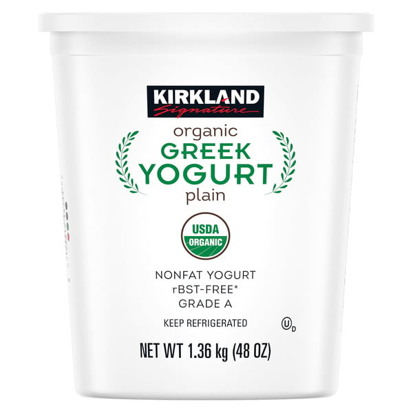 Yogurt Kirkland Signature Organic Greek Yogurt, 48 oz hero