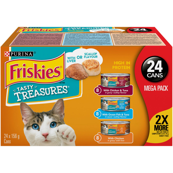 Cat Food & Care Purina Friskies Tasty Treasures Variety Pack hero