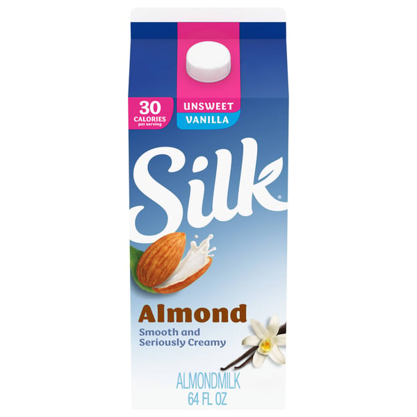 Soy & Lactose-Free Silk Silk® Unsweet Vanilla Almond Milk hero