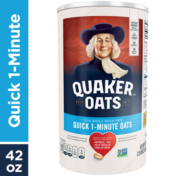 Hot Cereal & Pancake Mixes Quaker Quaker™ Oats 1 Minute Oatmeal hero