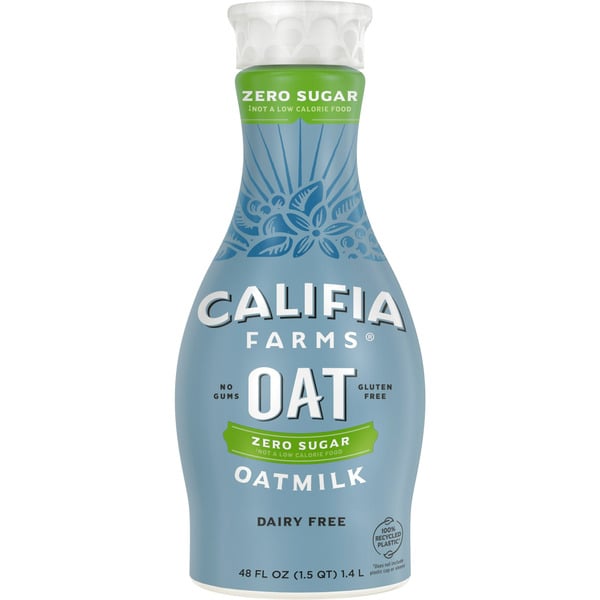 Milk Alternatives Califia Farms Zero Sugar Oat Milk hero