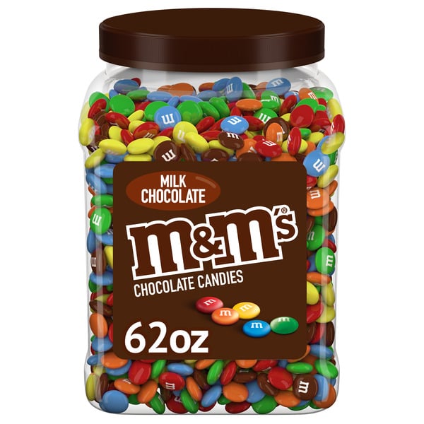 Candy & Chocolate M&M's Milk Chocolate Candy Bulk Candy Jar hero