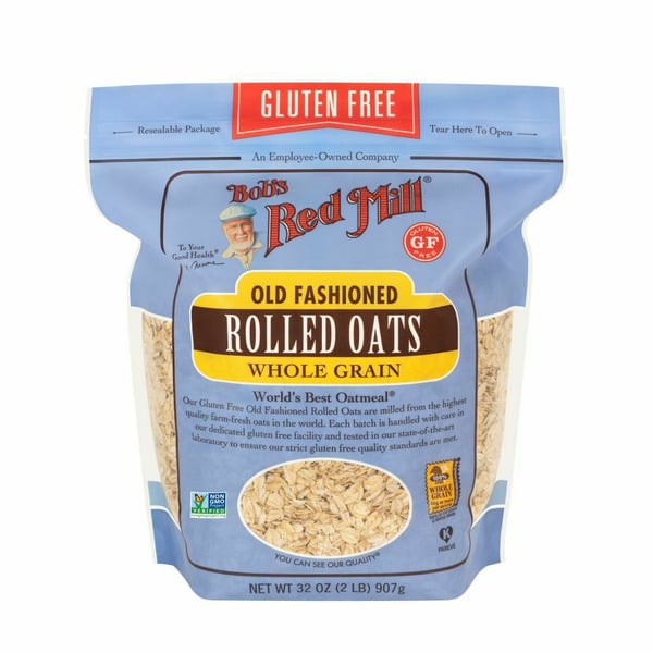 Hot Cereal & Pancake Mixes Bob's Red Mill Old Fashioned Rolled Oats, Gluten Free hero