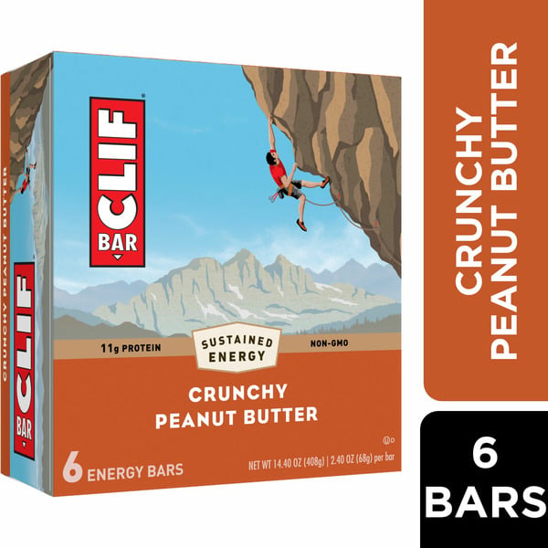 Energy & Granola Bars CLIF BAR Crunchy Peanut Butter Energy Bars hero