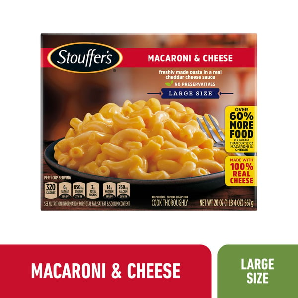 Frozen Meals Stouffer's Large Size Macaroni & Cheese Frozen Meal hero