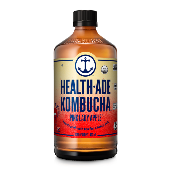 Juice & Nectars Health-Ade Health-Ade® Pink Lady Apple® Kombucha Probiotic Tea 16 oz hero