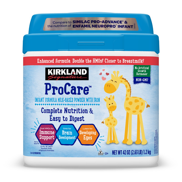Baby Food & Formula Kirkland Signature ProCare Infant Formula Dual HMO, Non-GMO 42 oz hero