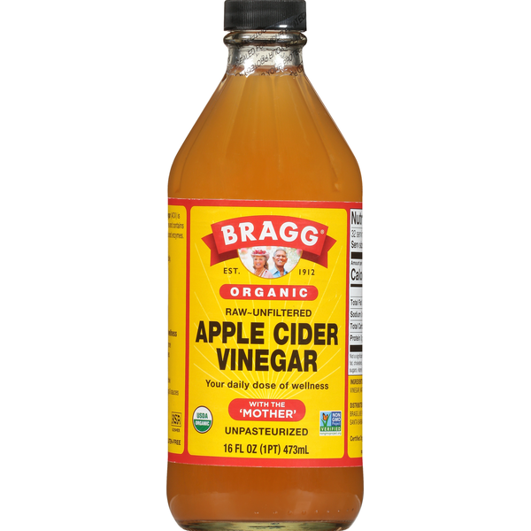Oils & Vinegars Bragg Organic Raw Unfiltered Apple Cider Vinegar hero
