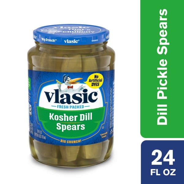 Pickled Goods & Olives Vlasic Kosher Dill Spears Pickles hero