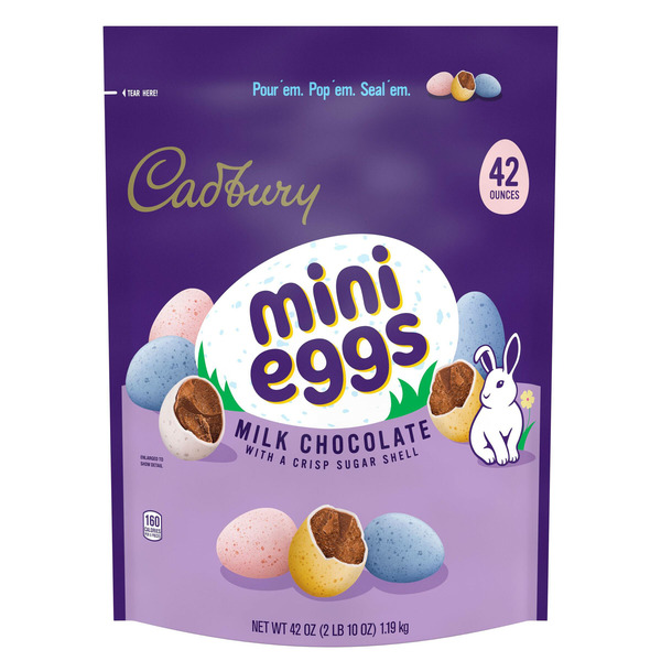 Chocolate CADBURY Mini Eggs, 42 oz hero
