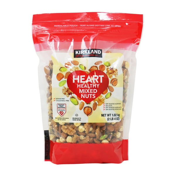 Fruit & Nuts Kirkland Signature Heart Healthy Nuts, 36 oz hero