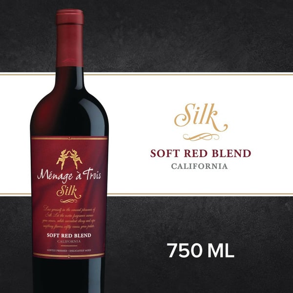 Red Ménage à Trois Silk Red Wine hero